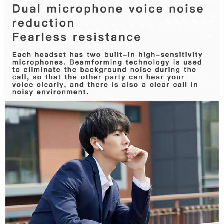 Écouteurs Bluetooth tactiles AIR2S TWS à double microphone et réduction du bruit avec boîtier de charge, affichage lumineux, appels, assistant vocal et NFC, AIR2S noir, AIR2S blanc